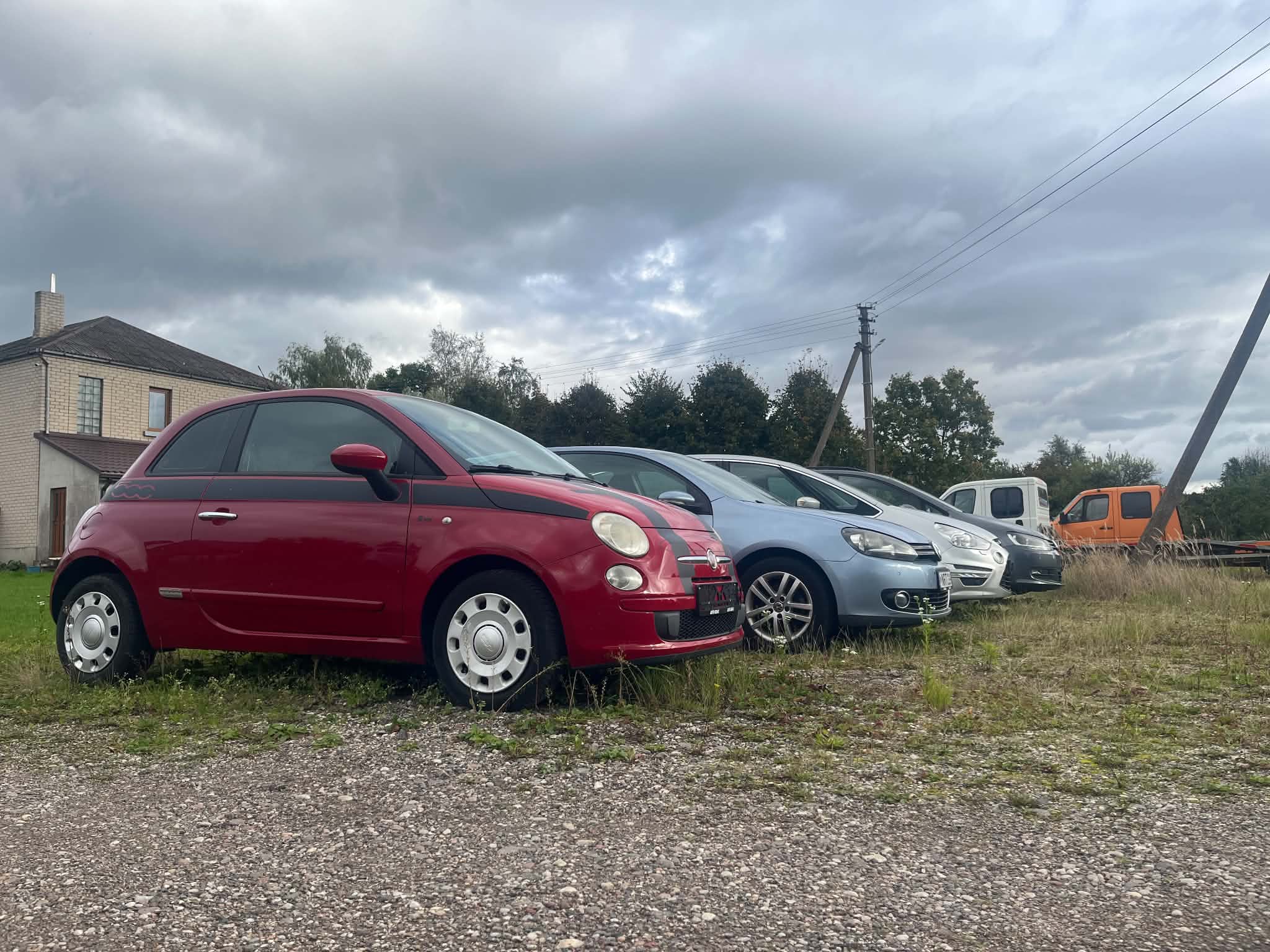 ALROBA atrinktų automobilių eilė
